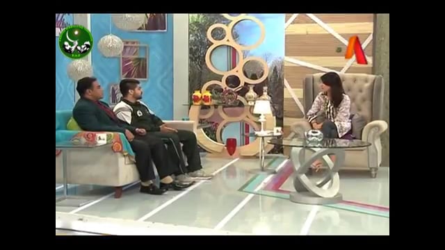 Pakistani Armwrestling Stars On Atv Morning Show 15 March 2016