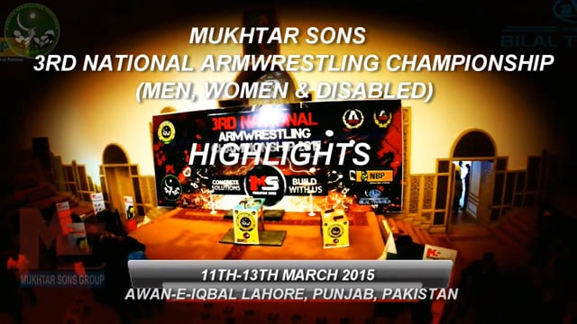 MS 3rd National Armwrestling Championship 2015 Highlights